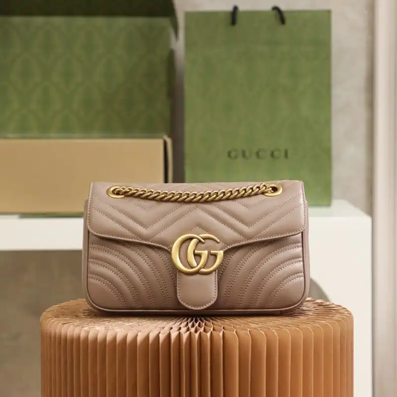 Embrace timeless elegance with the Gucci GG Marmont Medium in soft nude. Perfectly versatile, it’s a gentle touch for any outfit. 🌸✨👜 https://tinyurl.com/25lbaf45