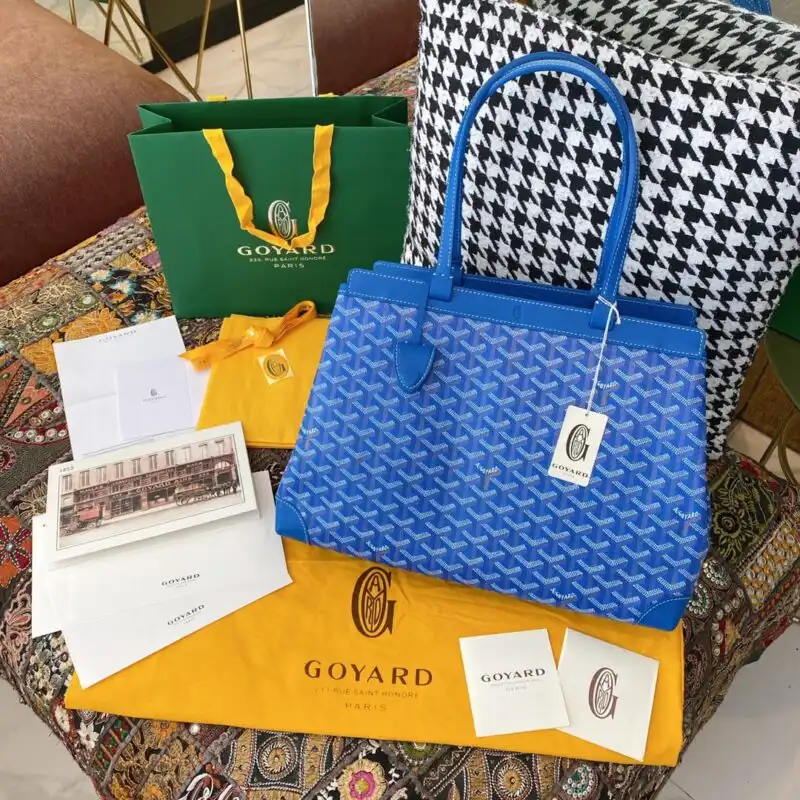 Discover the elegance of Goyard Bellechasse in a serene blue hue. Perfect for every occasion, it brings joy and style. 💙✨✨ https://tinyurl.com/2akk9kuq