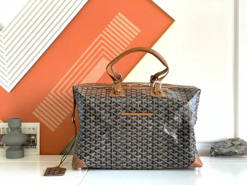Discover the elegance of the Goyard Bowling 45 Bag in rich brown. Perfect for any occasion, it adds a touch of luxury! 🌟👜✨ https://tinyurl.com/27x9dkmx