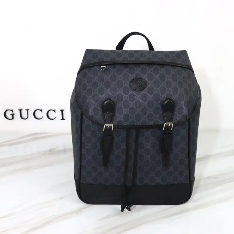 Discover elegance with the Gucci Interlocking Double G Backpack in black. Perfect for any occasion, it combines style and functionality beautifully. 🖤✨🎒 https://tinyurl.com/2bgotrza