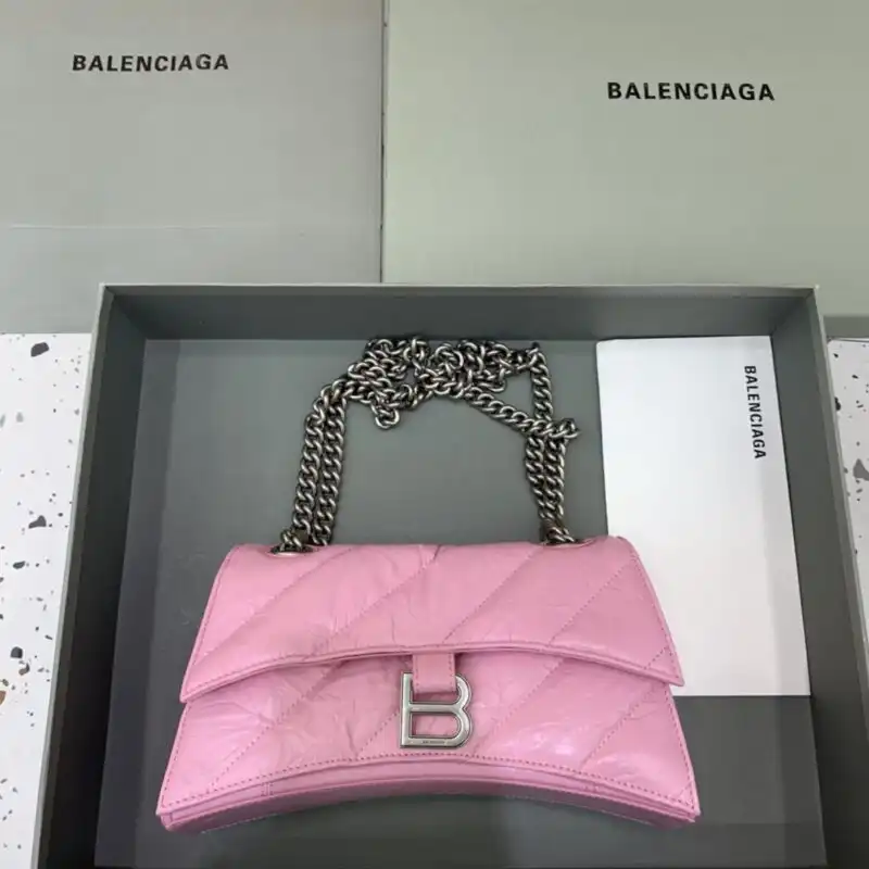Discover the enchanting Balenciaga Crush Small in soft pink. A delicate blend of style and elegance, perfect for any occasion. 🌸✨💖 https://tinyurl.com/2yw4u7ef