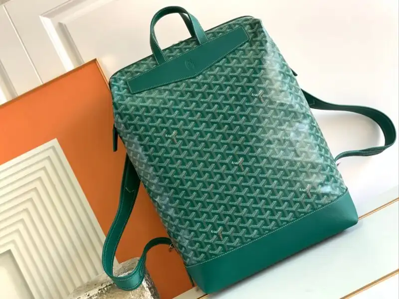 Discover the Goyard Cisalpin Backpack in a soothing green hue 🌿✨. Perfect for your adventures, it blends elegance with practicality. 🎒💚 https://tinyurl.com/2a5kjtpr