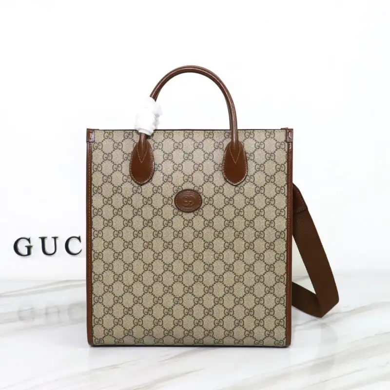 Elevate your style with the Gucci Interlocking Double G Small Tote Bag. A timeless piece that adds elegance to any outfit! ✨👜💕 https://tinyurl.com/2dbbymzr