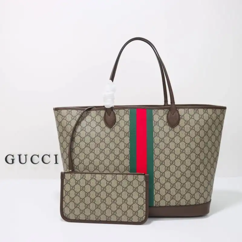 Discover elegance with the Gucci GG Large Tote Bag 🌟. Perfect for everyday adventures, it combines style and functionality beautifully. 💖👜 https://tinyurl.com/22c2txce