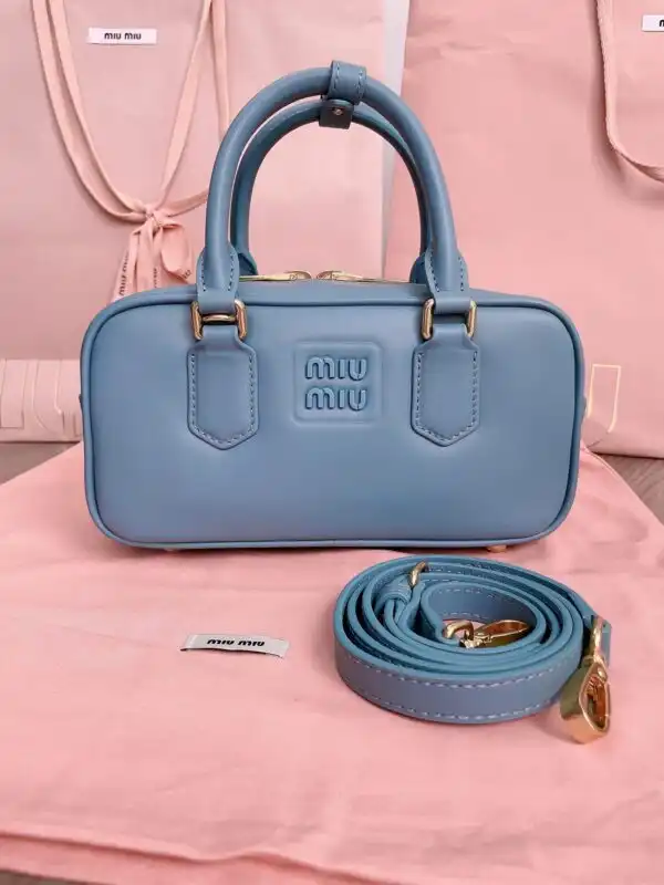 Discover the elegance of the Miu Miu Arcadie Small in serene blue. A charming companion for your stylish adventures! 💙✨👜 https://tinyurl.com/252dmw4p