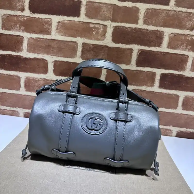 Discover elegance with our Grey Gucci Luggage Bag. Perfect for your travels, it blends style and practicality beautifully. ✈️👜💖 https://tinyurl.com/2akd7alm
