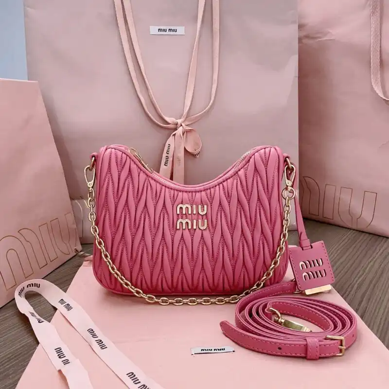 Discover the soft elegance of Miu Miu Matelassé Pink 💖✨—a gentle touch of luxury that brings joy to every occasion. 🌸🥰 https://tinyurl.com/26fmkd5m