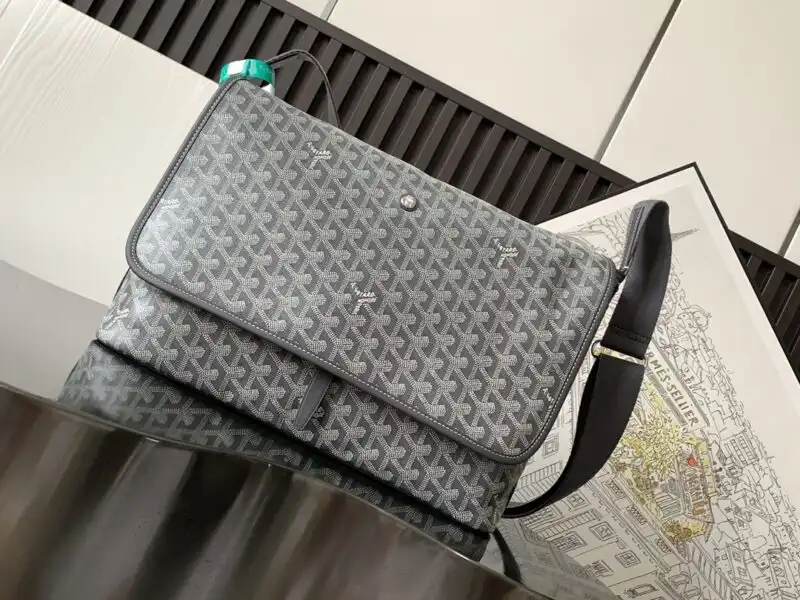 Discover the elegance of the Goyard Capetien Bag in soft grey. A timeless companion for your everyday adventures. 🌟👜💖 https://tinyurl.com/28q4u86l