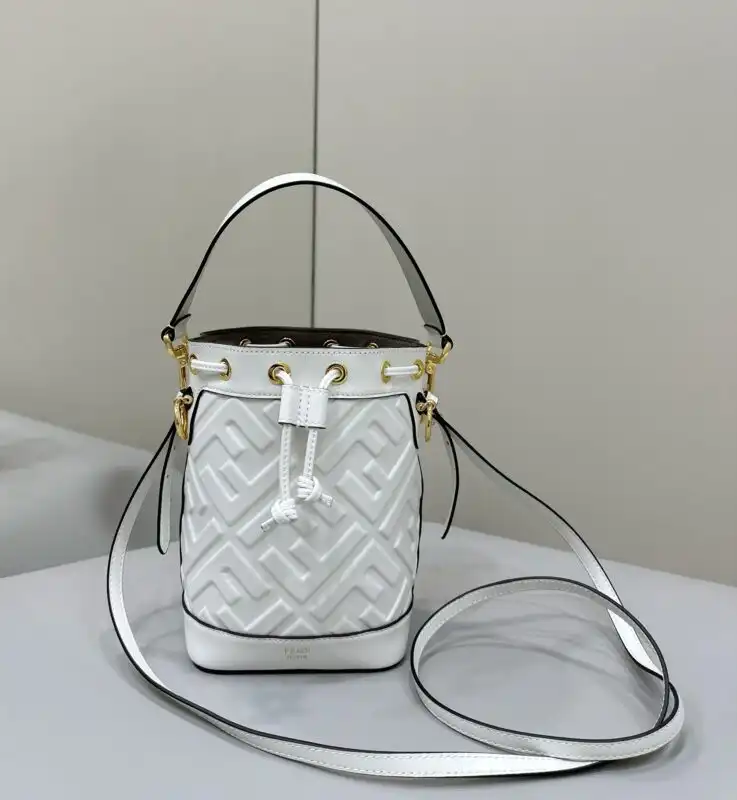 Discover elegance with the Fendi Tresor Mini Bucket in White 🌸✨. A perfect blend of style and charm for any occasion! 👜💖 https://tinyurl.com/2azzqw5q