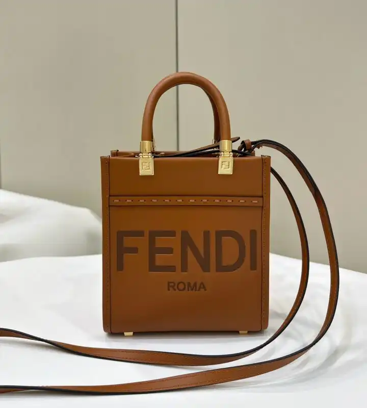 Discover elegance in every detail with the Fendi Mini Tote in rich brown. A perfect companion for your stylish adventures! 👜✨💖 https://tinyurl.com/237afed9