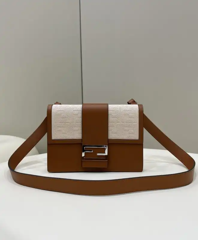 Discover the elegance of the Fendi Baguette Pouch in warm brown. A timeless accessory to elevate your style effortlessly. ✨👜❤️ https://tinyurl.com/26wjk8lt