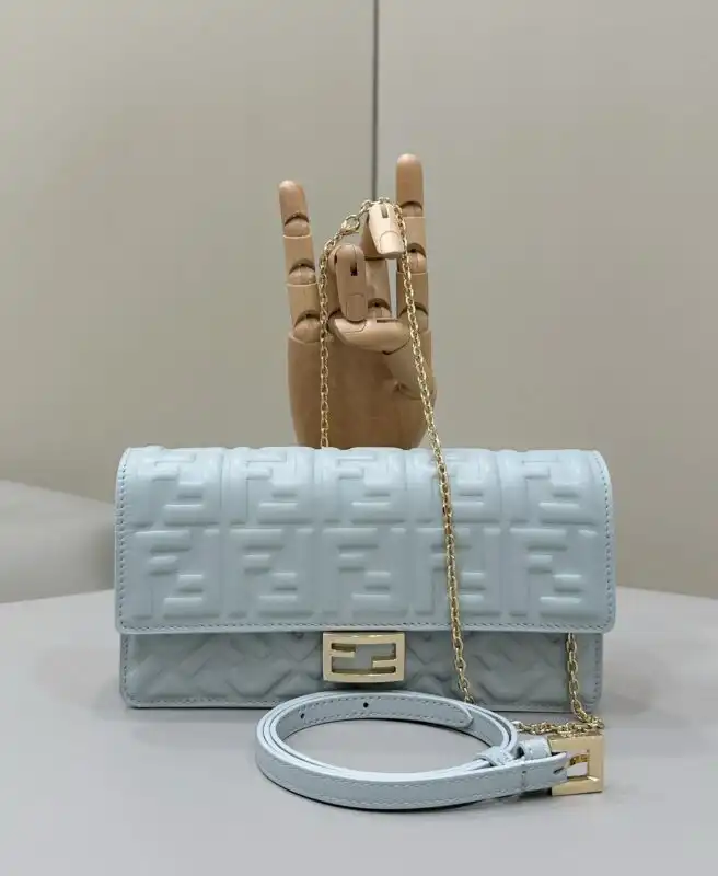 Discover the elegance of the Fendi Baguette in soft sky blue. A perfect blend of style and charm! 🌼💖✨ https://tinyurl.com/24puw5qd