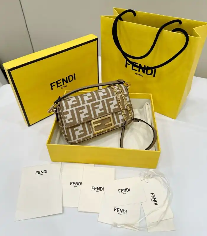 Discover the timeless elegance of the Fendi Baguette in warm brown tones. A perfect companion for every occasion! 👜✨💖 https://tinyurl.com/2bk8cz4u