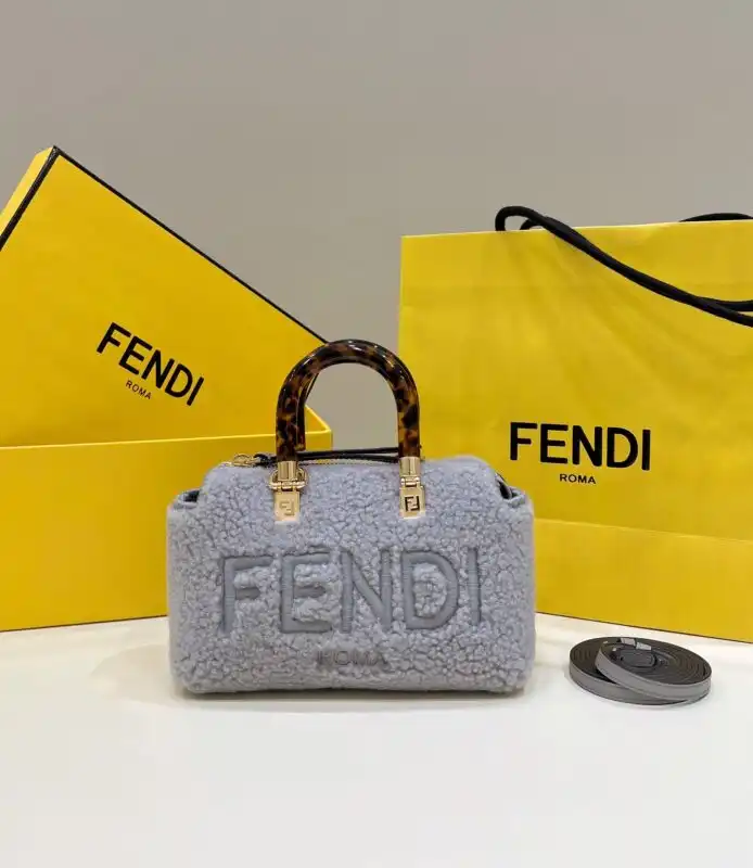 Discover the elegance of the Fendi By The Way Boston in soft blue wool. A perfect blend of style and comfort! 💙✨👜 https://tinyurl.com/2y6d79kf