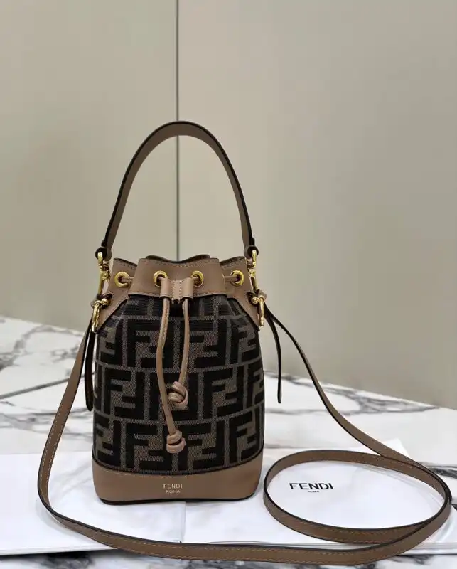 Discover the charm of the Fendi Tresor Mini Bucket in warm brown. A perfect blend of elegance and versatility for your collection! 👜✨❤️ https://tinyurl.com/2xtvoxsn