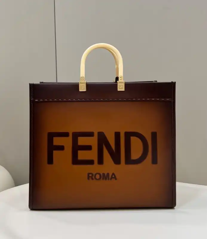 Discover elegance with the Fendi Peekaboo Tote in warm brown. Perfect for any occasion, it adds a touch of sophistication to your style. 🌟🥰👜 https://tinyurl.com/2yg53ko2