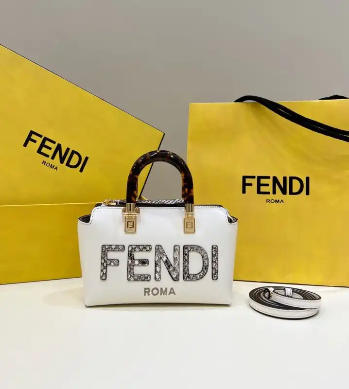 Discover the elegance of the Fendi By The Way Boston in a soft white hue. Perfect for every occasion! ✨👜❤️ https://tinyurl.com/29vvfmbg