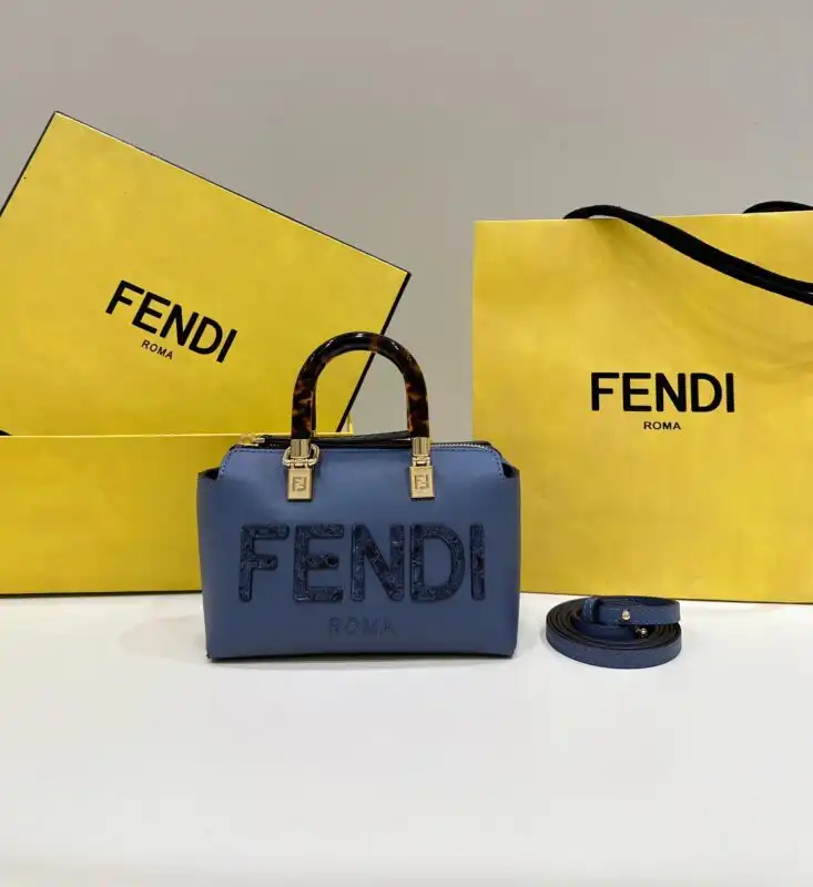 Discover elegance with the Fendi By The Way Boston in a soothing blue hue. Perfect for every occasion! 💙✨👜 https://tinyurl.com/25at58fv