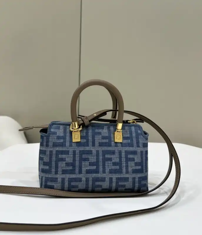 Introducing the Fendi By The Way Boston in delightful blue denim! 🌼✨ A perfect blend of style and comfort for your everyday adventures. 💙👜 https://tinyurl.com/25lqxph9