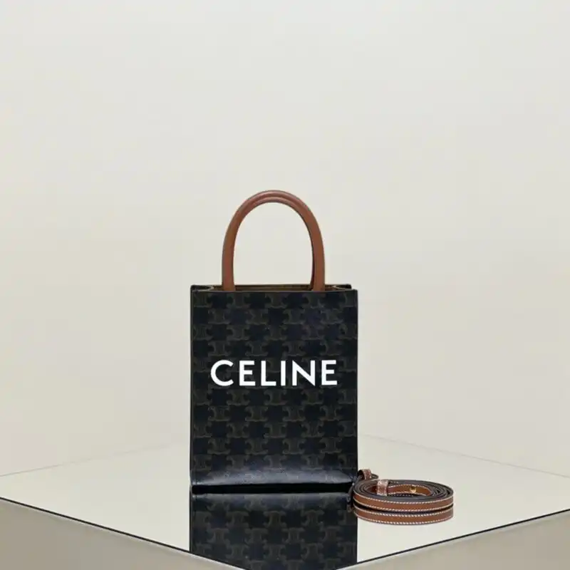 Discover the elegance of the Celine Triomphe Cabas Mini Tote, a perfect blend of style and sophistication for every occasion. 🌟👜✨ https://tinyurl.com/25hdlbme