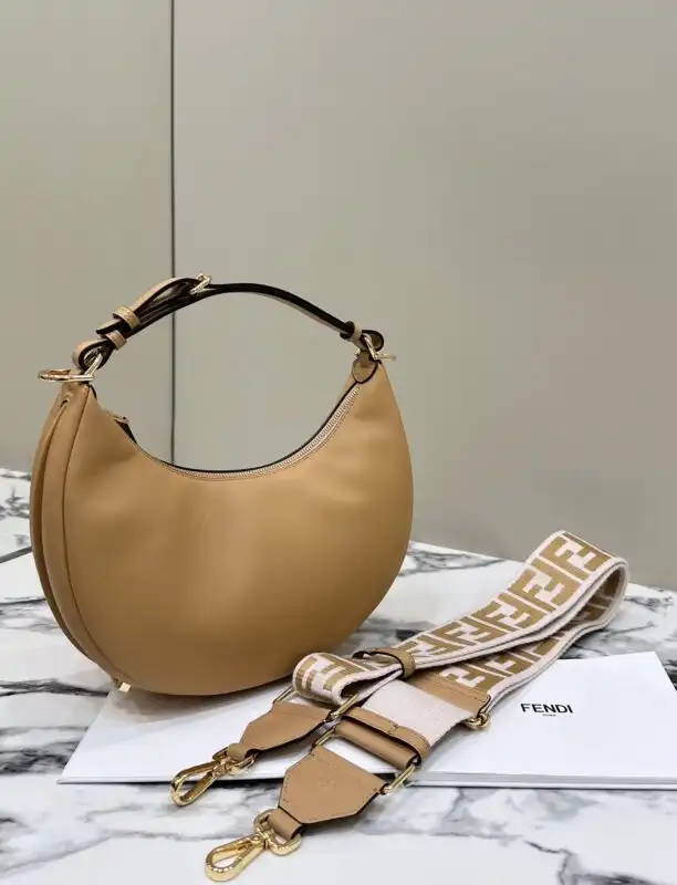 Discover the elegance of the Fendi Fendigraphy Large in a warm brown hue. A timeless piece to enhance your style! 👜✨💖 https://tinyurl.com/2a7kelfg