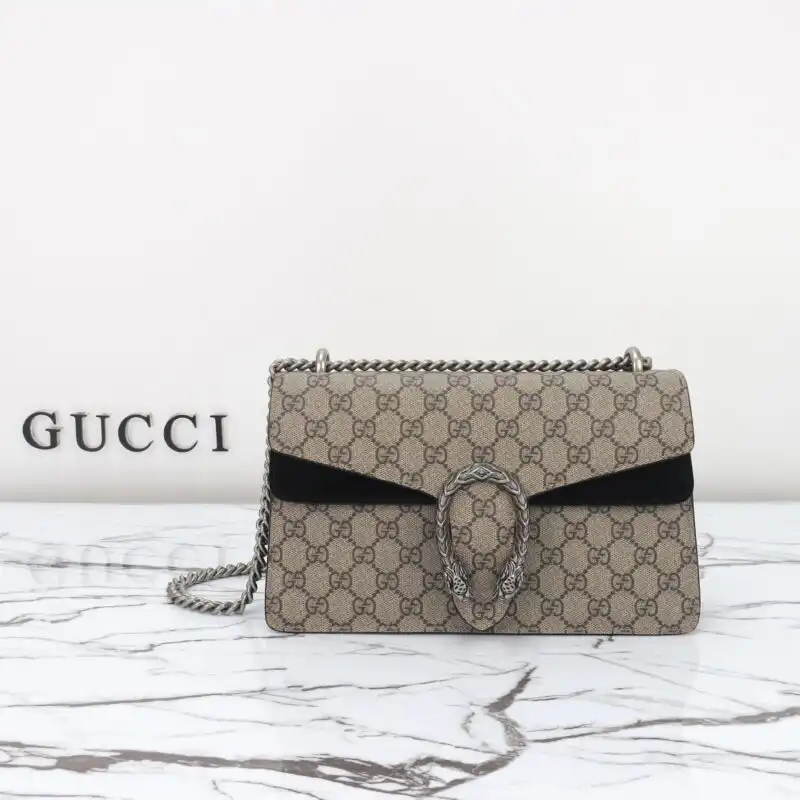 Discover the elegance of the Gucci Dionysus Supreme in timeless black. A perfect blend of style and sophistication awaits you! ✨🖤👜 https://tinyurl.com/2cmt7o36