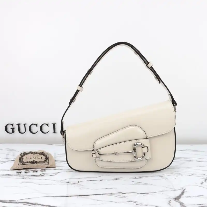 Discover the elegance of the Gucci Horsbet Tribute in pristine white. A timeless classic that adds grace to every outfit. ✨👗💖 https://tinyurl.com/25c5pynw