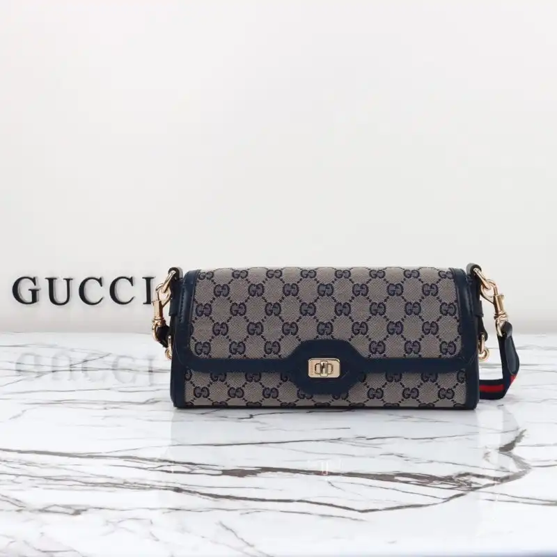 Discover the timeless elegance of the Gucci Luce Shoulder Bag in Black. A perfect companion for your stylish journey! 🖤✨👜 https://tinyurl.com/2do5xduz