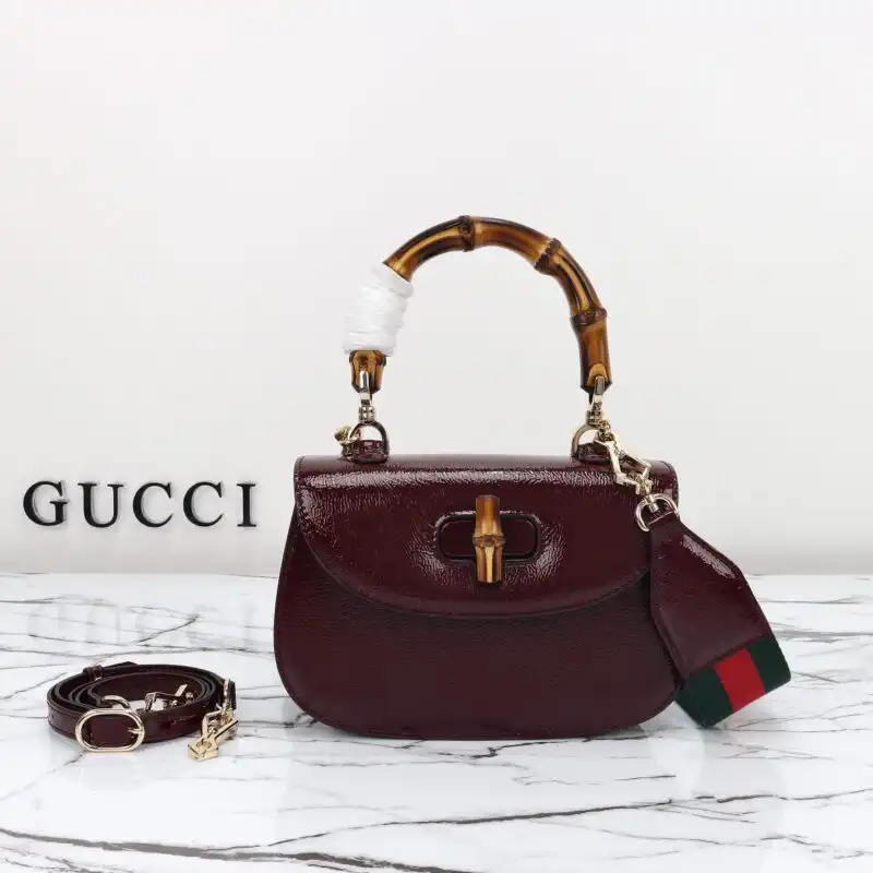 Discover the elegance of Gucci Bamboo 1947 Bordeaux. A timeless piece that embodies grace and sophistication. 🌹✨💖 #LuxuryFashion https://tinyurl.com/22ne2p4y