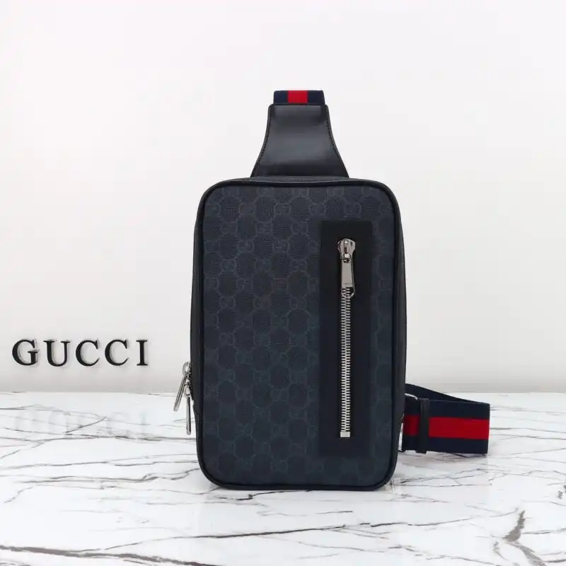 Elevate your style with the Gucci Supreme Sling Bag in Black. A perfect blend of elegance and practicality. 🌟👜✨ https://tinyurl.com/2dk7756d