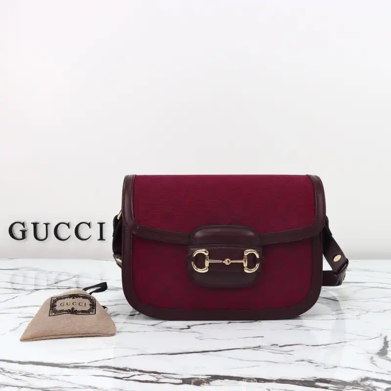 Discover the charm of the Gucci G 1955 Horsebit in radiant red denim. A timeless piece for your elegant wardrobe! ❤️✨👜 https://tinyurl.com/26hwvhp7