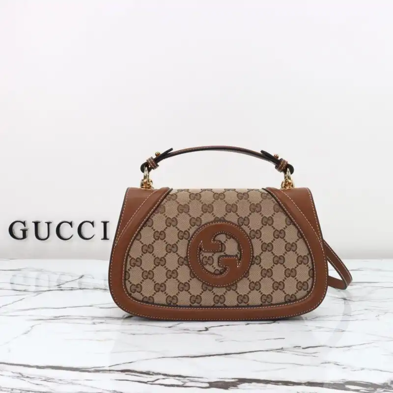Embrace elegance with the Gucci Blondie Top Handle in beautiful brown. Perfect for any occasion, it adds a touch of charm to your style. 👜✨💖 https://tinyurl.com/2bw6v5hy