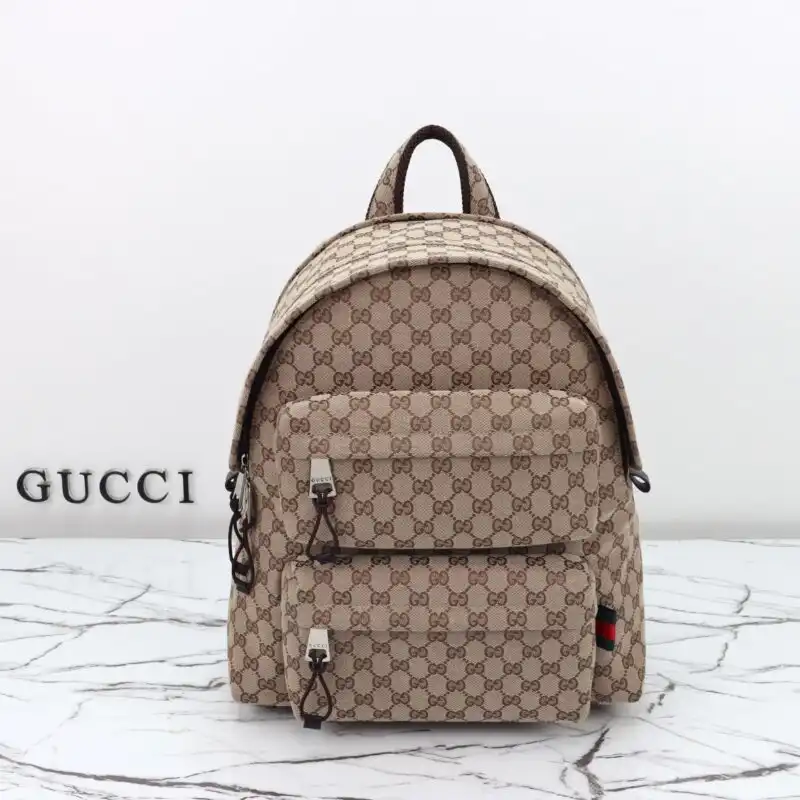Discover timeless elegance with the Gucci Backpack in GG Canvas Beige. Perfect for everyday adventures, it combines style and functionality. ✨🎒❤️ https://tinyurl.com/2xz9xo5f