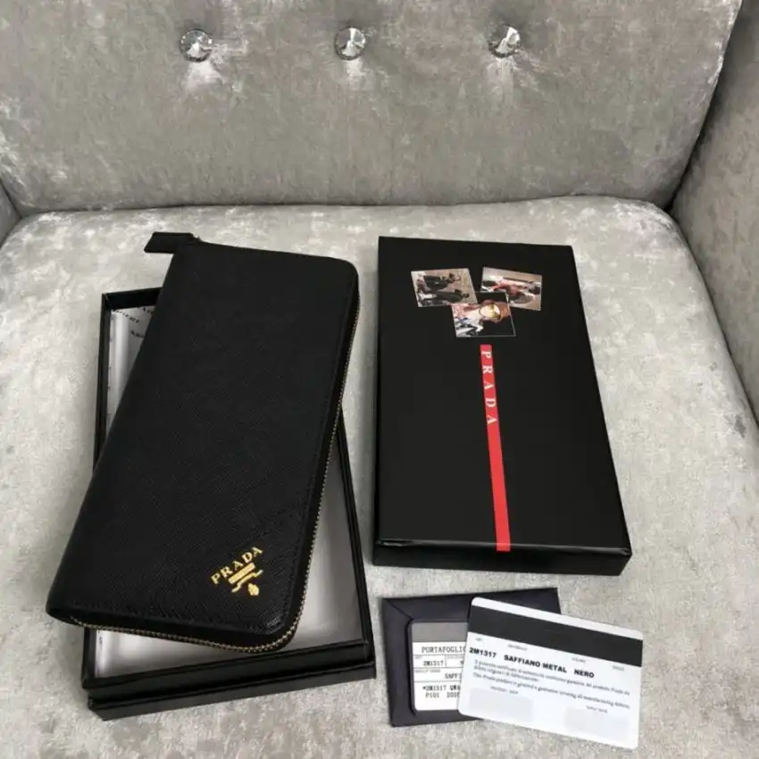 Discover elegance with the Prada Saffiano Long Wallet in black. A timeless accessory that beautifully combines luxury and practicality. 🌟🖤✨ https://tinyurl.com/2aqudjen