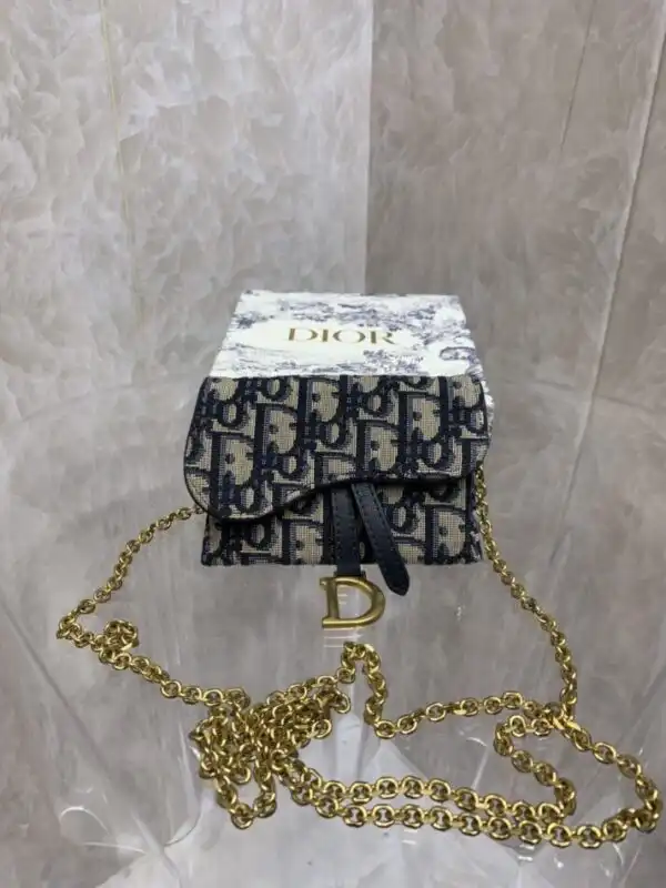 Elevate your style with the Dior Saddle Pouch, beautifully crafted and adorned with a delicate chain. 💖✨ Perfect for any occasion! https://tinyurl.com/2648ygoc