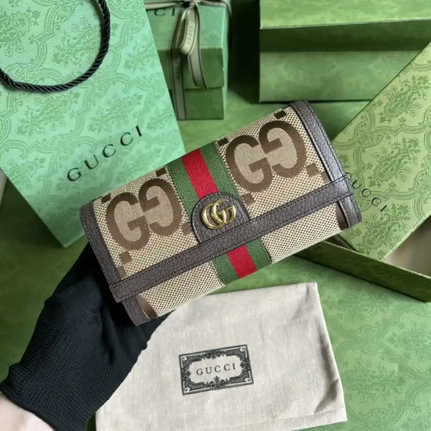 Discover the elegance of the Gucci Ophidia Jumbo Long Wallet 🌟💖, where timeless style meets everyday functionality. Treat yourself! ✨👜 https://tinyurl.com/25jk2nhh
