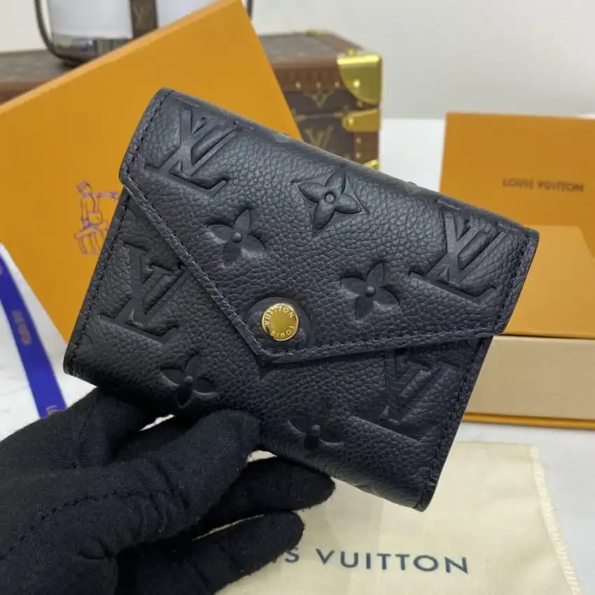 Discover the elegance of the Louis Vuitton Victorine Wallet in black. Perfectly crafted for your essentials, it adds a touch of luxury. ✨🖤🌟 https://tinyurl.com/2apqhljh