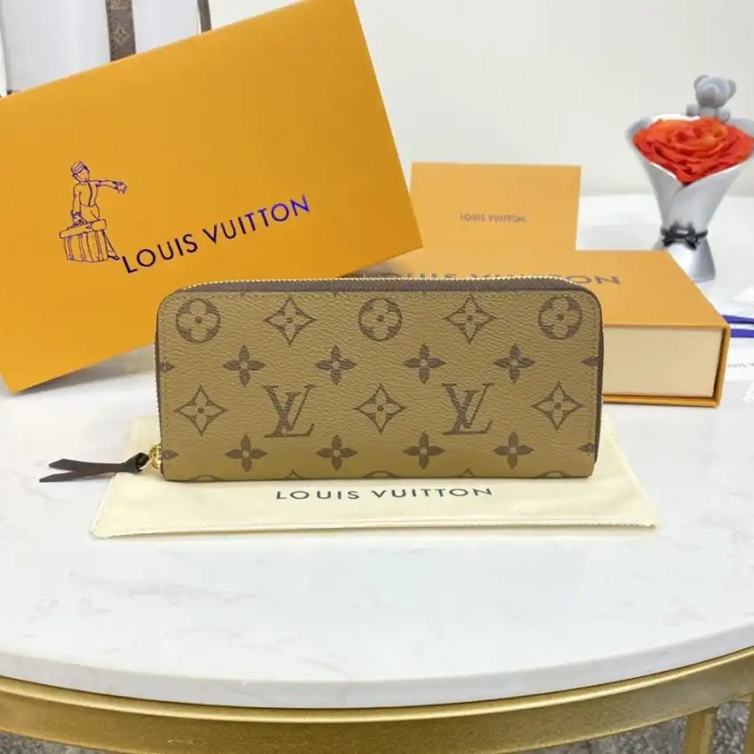 Discover the elegance of the Louis Vuitton Clemence Wallet in light brown. A perfect blend of style and functionality for everyday joy. 🌟💕✨ https://tinyurl.com/26zomghw
