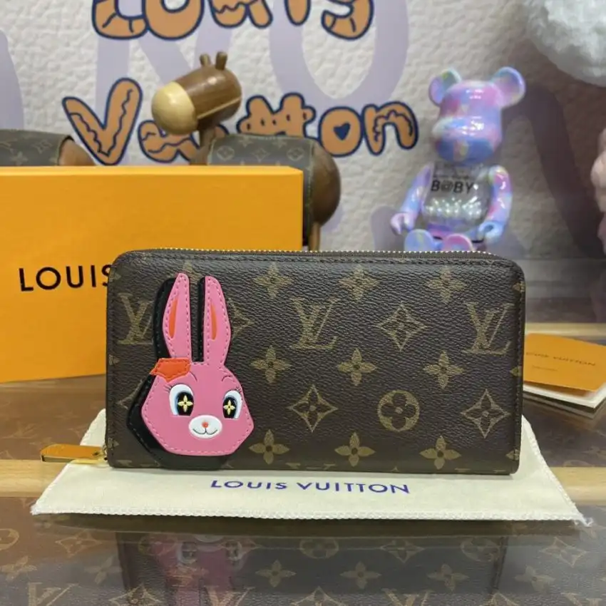 Discover the enchanting Louis Vuitton Zippy Wallet featuring a charming rabbit design. Perfect for keeping your treasures safe and stylish! 🐰💖✨ https://tinyurl.com/28lw3ofw