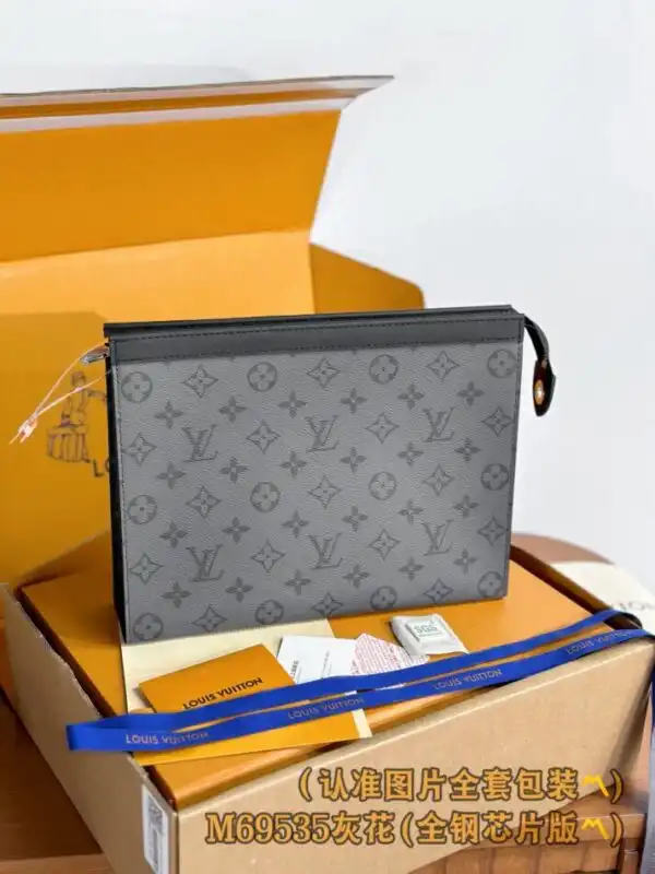 Discover the elegance of the Louis Vuitton Pochette Voyage in serene grey. Perfect for any journey, it adds a touch of luxury. ✨👜💖 https://tinyurl.com/26tj8cwt