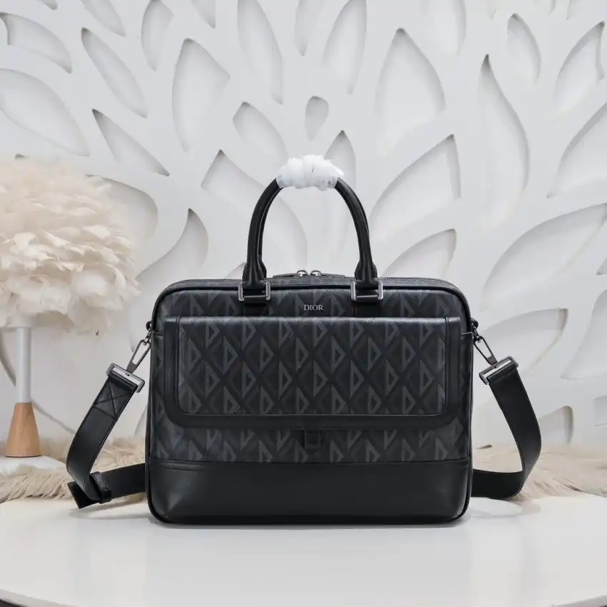 Elevate your journey with the Dior Hit the Road Briefcase in timeless black. Perfect for the modern adventurer. ✨👜🌍 https://tinyurl.com/2836v4mt