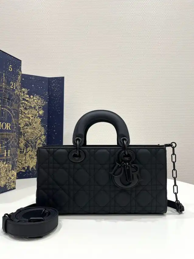 Discover elegance with the Dior Lady D-Joy Large Bag in Black Matte. A timeless piece that complements every style. 💖👜✨ https://tinyurl.com/2awrpysc