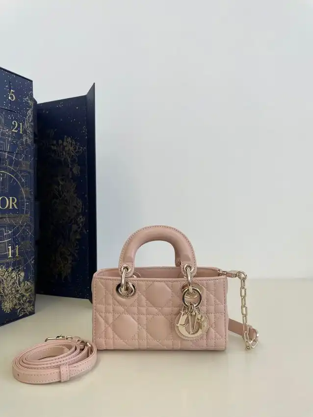 Elevate your style with the charming Dior Lady D-Joy Mini Bag in soft pink. A perfect touch of elegance! 💖✨👜 https://tinyurl.com/29x24udd
