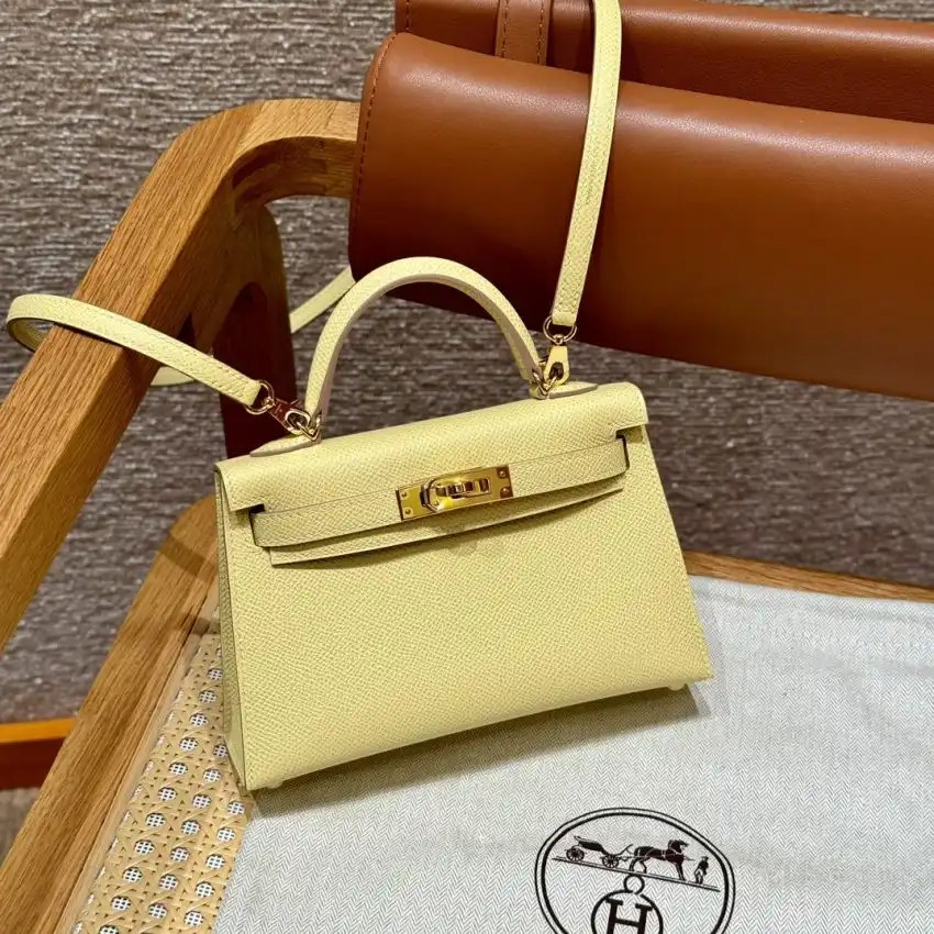 Discover the exquisite Hermes Kelly in Jaune Poussin, a timeless treasure that radiates warmth and elegance. 🌼✨💛 https://tinyurl.com/2aypz5dv