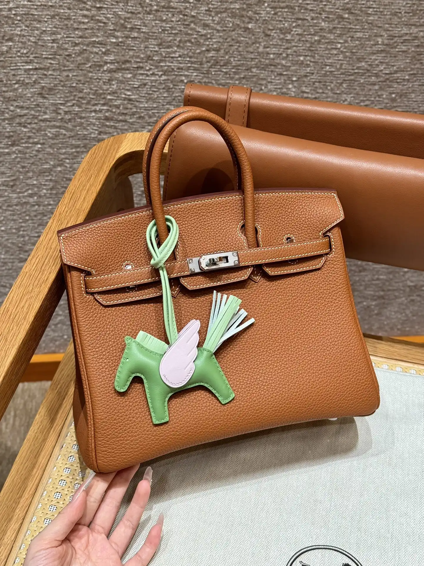 Discover the timeless elegance of the Hermes Birkin in rich brown gold Togo. Perfect for any occasion! ✨👜💕 https://tinyurl.com/2967xph7
