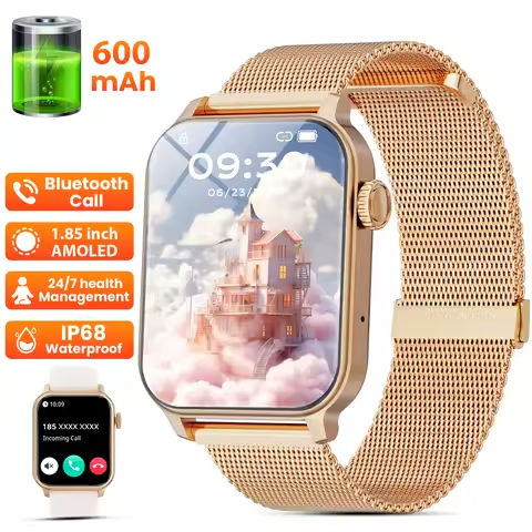 Karchilor 2025 Smartwatch, Bluetooth Calling, Women’S 1.85-Inch High-Definition Screen, 600mah Large Battery, Men’S Sports Watch https://tinyurl.com/2btuj4se