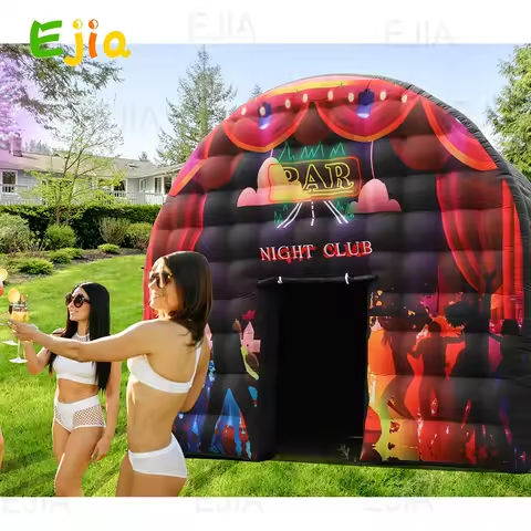 Commercial Grade 15ft Disco House Inflatable Night Club Bar Square Gazebo Event Room  Inflatable Party Tent for Backyard Party https://tinyurl.com/27fomhvj