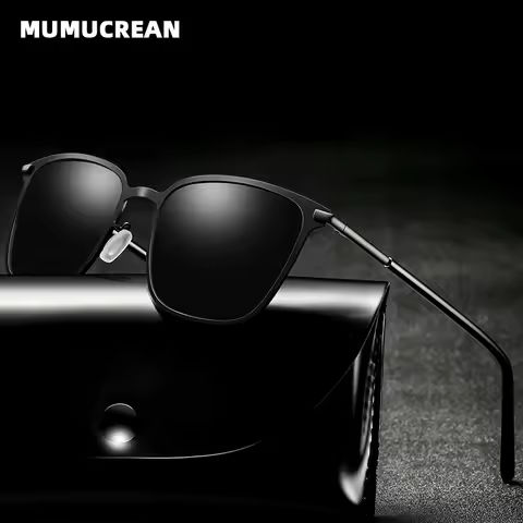 Men’s Sunglasses New Arrival Square Polarized Sunglasses Metal Driver Night Vision Goggles Sunglasses https://tinyurl.com/2yuaj7aq