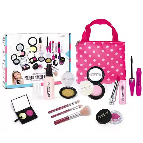 Kids Toys Simulation Cosmetics Set Pretend Makeup Toys Girls Play House Simulation Blinger Makeup Girls Play Bling Cosmetic Toy https://tinyurl.com/296qsrzl