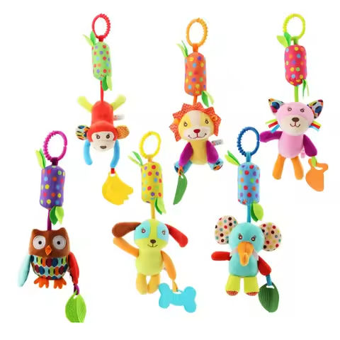 Baby Rattles Mobiles Cartoon Animal Bell Toy Newborn Baby Rattle Hanging Plush Lovely 0-24 Months Teether Toys Christmas Gift https://tinyurl.com/25h66fuo